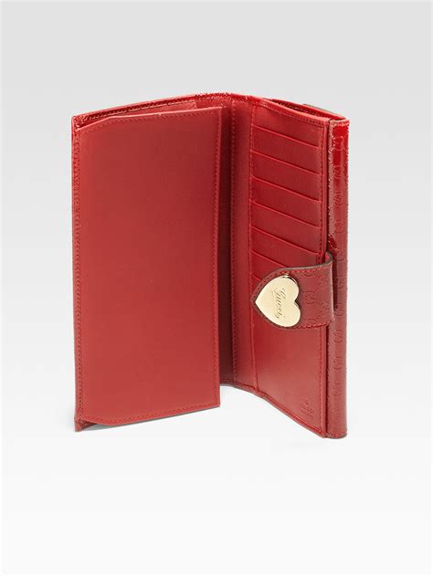 heart red wallet gucci|Gucci wallet price.